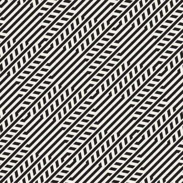 Vector Seamless Pattern. Repeating Lattice Abstract Background. Linear Grid From Stock Illustration