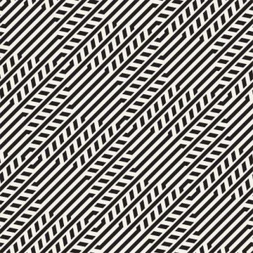 Vector Seamless Pattern. Repeating Lattice Abstract Background. Linear Grid From Stock Illustration