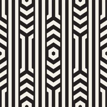 Vector Seamless Pattern. Repeating Lattice Abstract Background. Linear Grid From Stock Illustration