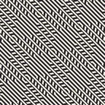 Vector Seamless Pattern. Repeating Lattice Abstract Background. Linear Grid.. 스톡 일러스트