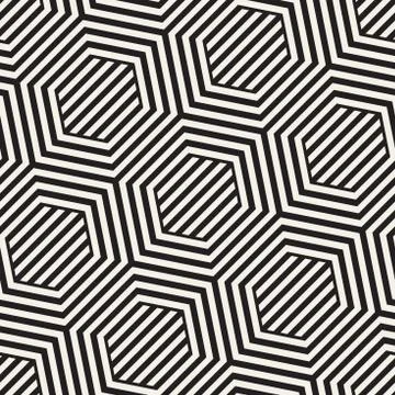 Vector Seamless Pattern. Repeating Lattice Abstract Background. Linear Grid.. 스톡 일러스트