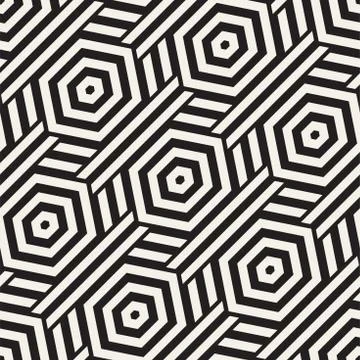 Vector Seamless Pattern. Repeating Lattice Abstract Background. Linear Grid.. 스톡 일러스트