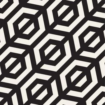 Vector Seamless Pattern. Repeating Lattice Abstract Background. Linear Grid.. 스톡 일러스트