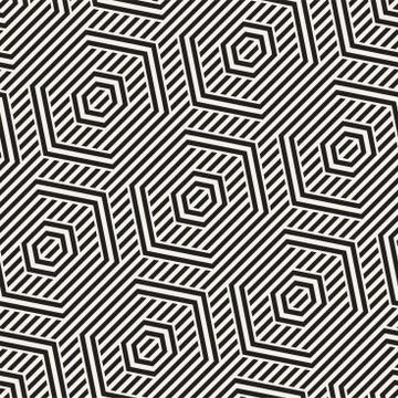 Vector Seamless Pattern. Repeating Lattice Abstract Background. Linear Grid.. Illustrazione stock