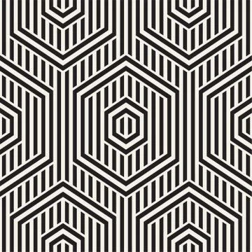 Vector Seamless Pattern. Repeating Lattice Abstract Background. Linear Grid.. Illustrazione stock