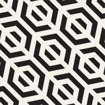Vector Seamless Pattern. Repeating Lattice Abstract Background. Linear Grid.. 스톡 일러스트