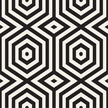 Vector Seamless Pattern. Repeating Lattice Abstract Background. Linear Grid.. 스톡 일러스트