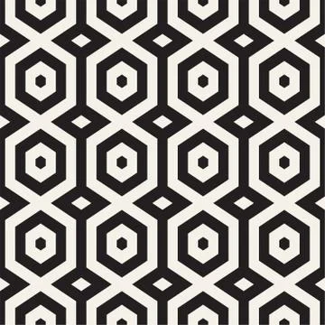 Vector Seamless Pattern. Repeating Lattice Abstract Background. Linear Grid.. Illustrazione stock