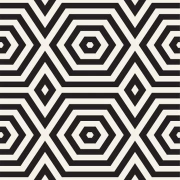 Vector Seamless Pattern. Repeating Lattice Abstract Background. Linear Grid.. Illustrazione stock