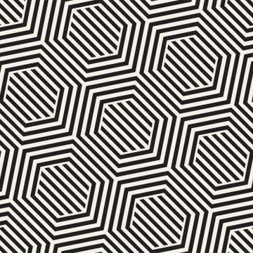 Vector Seamless Pattern. Repeating Lattice Abstract Background. Linear Grid.. イラスト素材