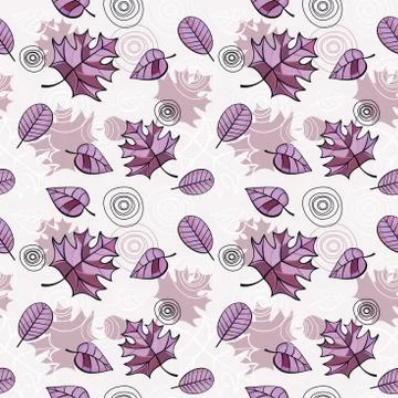 Vector seamless pattern with romantic floral background. Subtle pastel tints  Stockillustratie