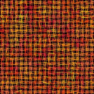 Vector seamless pattern. Scattered color wireframe cubes. 스톡 일러스트