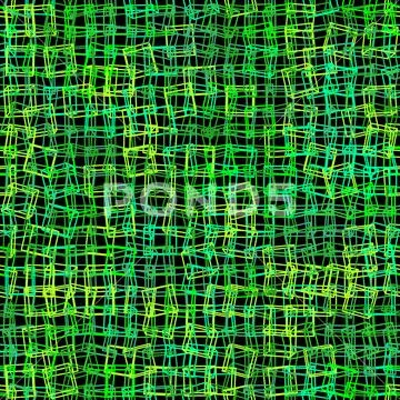 Vector seamless pattern. Scattered color wireframe cubes. Stock Illustration