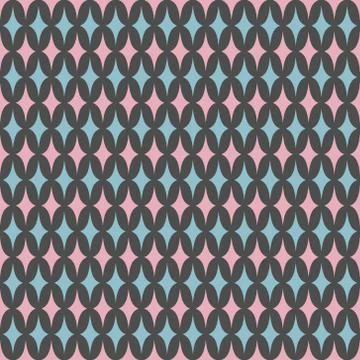 Vector seamless pattern. Seamless pattern with simple elements. Stock Illustration