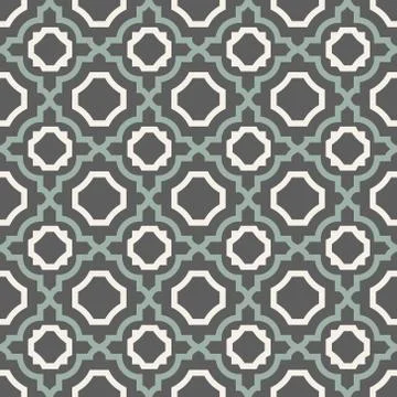 Vector seamless pattern. Seamless pattern with retro elements. Stock Illustration