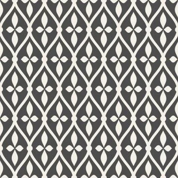 Vector seamless pattern. Seamless pattern with retro elements. Stock Illustration