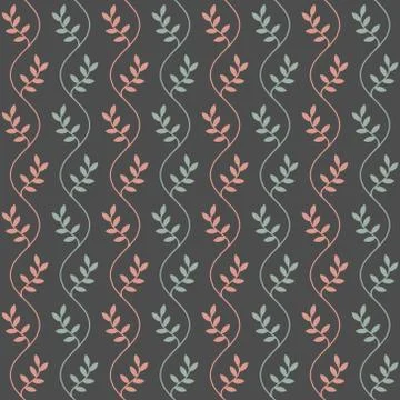 Vector seamless pattern. Seamless pattern with floral elements. Stockillustratie