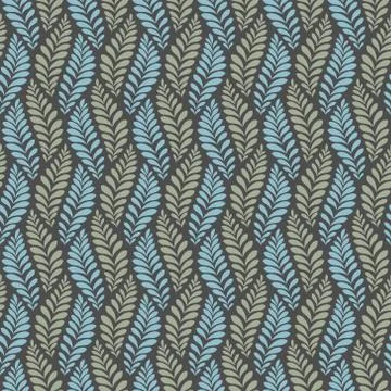 Vector seamless pattern. Seamless pattern with floral elements. Stock Illustration