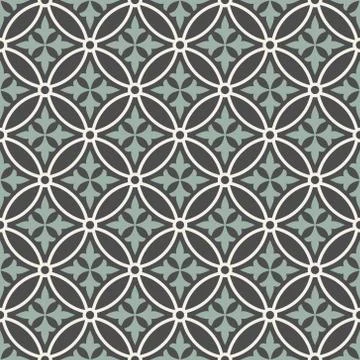 Vector seamless pattern. Seamless pattern with floral elements. Stock Illustration