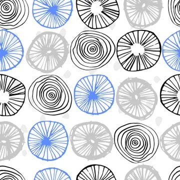 Vector seamless pattern simple scandinavian style Stock Illustration