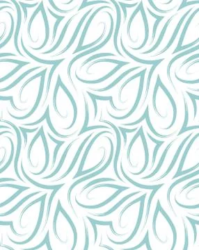Vector seamless pattern of smooth corners and lines drawn with a brush.Texture Stock Illustration
