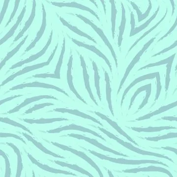 Vector seamless pattern of smooth lines of waves or currents with splashes Stock Illustration