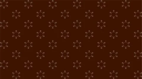 Vector seamless pattern with snowlakes. Christmas background Illustrazione stock
