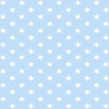 Vector seamless pattern with snowlakes. Christmas background Stock Illustration