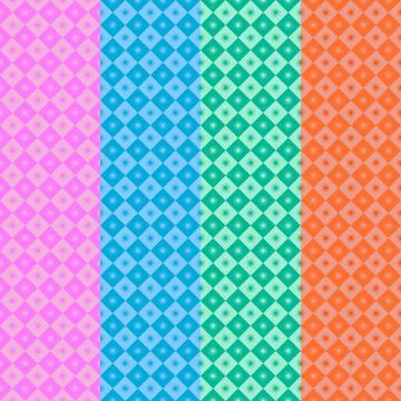 Vector Seamless Pattern with  some geometry shapes, abstract shapes Stock Illustration