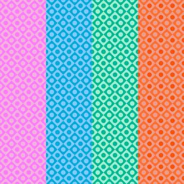 Vector Seamless Pattern with  some geometry shapes, abstract shapes Illustrazione stock