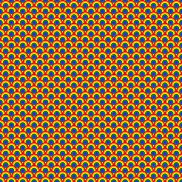 Vector Seamless Pattern with  some geometry shapes, abstract shapes Stock Illustration