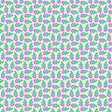 Vector Seamless Pattern with  some geometry shapes, abstract shapes Stock Illustration