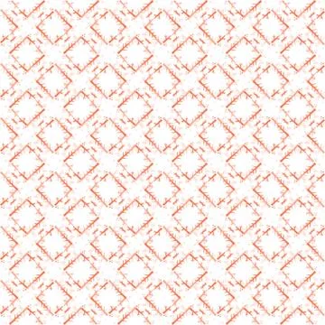Vector seamless pattern with square ethnic ornament on a white background Illustrazione stock