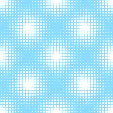 Vector seamless pattern with square halftone Stock Illustration