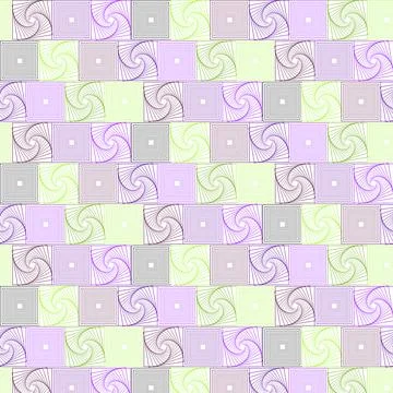 Vector seamless pattern of squares with lines. Drawing for background, textil Stock Illustration