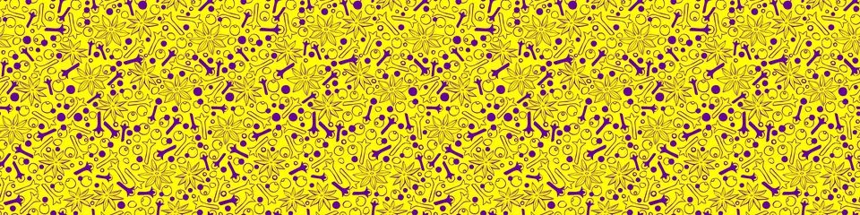 Vector seamless pattern of star anise, carnation, pepper in doodle style. Bac Illustrazione stock