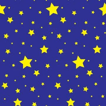 Vector seamless pattern with stars. Colorful background Stock Illustration