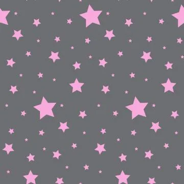 Vector seamless pattern with stars. Colorful background. Simple creative print 스톡 일러스트