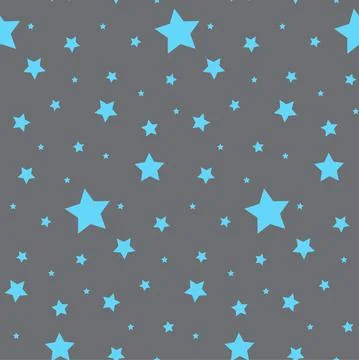 Vector seamless pattern with stars. Colorful background. Simple creative print Stock Illustration