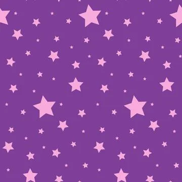 Vector seamless pattern with stars. Colorful background. Simple creative print f Stock Illustration