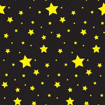 Vector seamless pattern with stars. Colorful background. Simple creative print f Stock Illustration