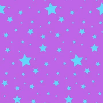 Vector seamless pattern with stars. Colorful background. Simple creative print Stock Illustration