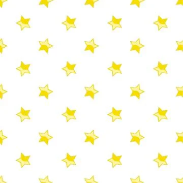 Vector seamless pattern with stars. Cute backdrop for textiles  Stock Illustration