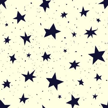 Vector seamless pattern stars. Illustrazione stock