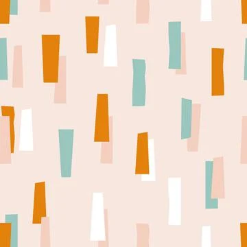 Vector seamless pattern with stripes Stock Illustration