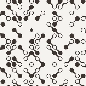 Vector seamless pattern in the style of the motherboard 库存插图