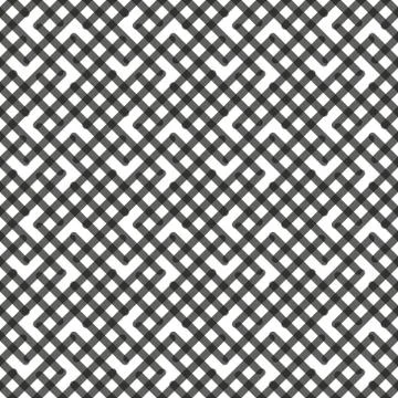 Vector seamless pattern. Stylish texture with diagonal stitches. Modern backg イラスト素材
