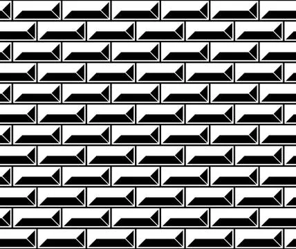 Vector seamless pattern of stylized brick wall 스톡 일러스트