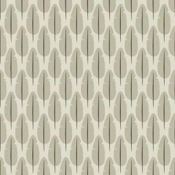 Vector seamless pattern with stylized feathers Stock Illustration