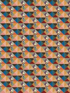 Vector seamless pattern with stylized flower and butterfly on a background of イラスト素材